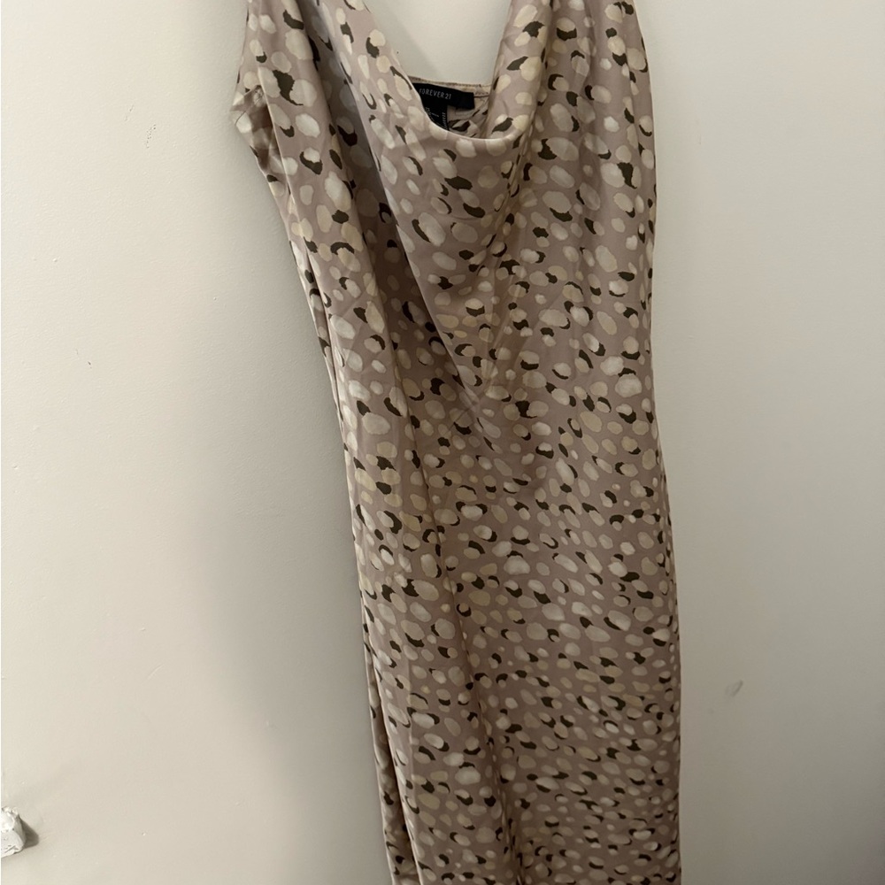 Forever 21 Gold Sequin Asymmetrical Sheath Dress